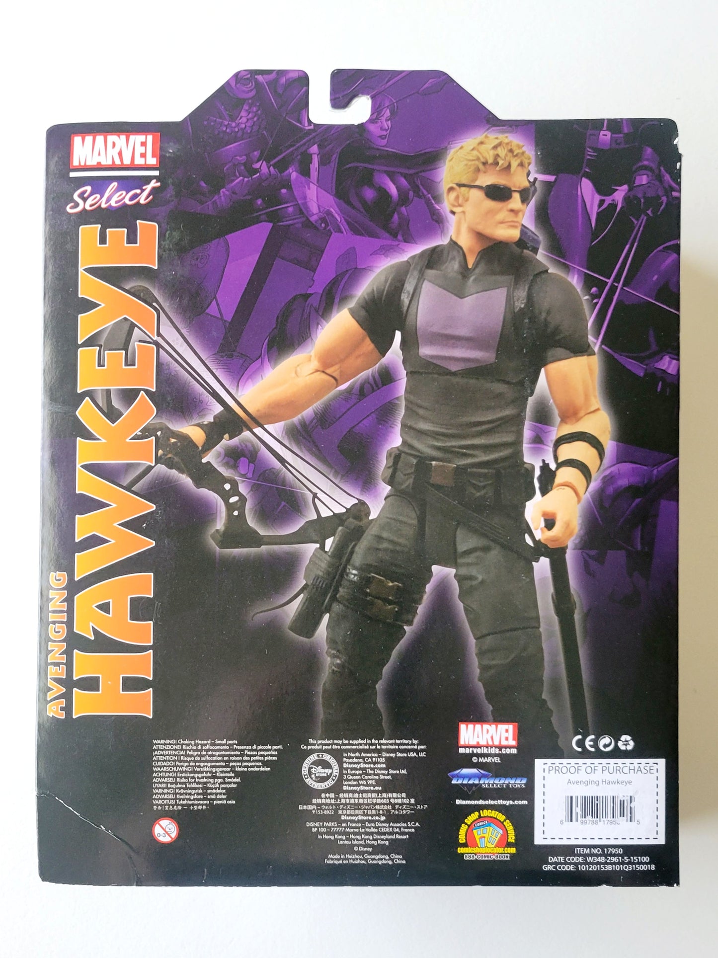 Marvel Select Exclusive Avenging Hawkeye (Blond Hair) Action Figure