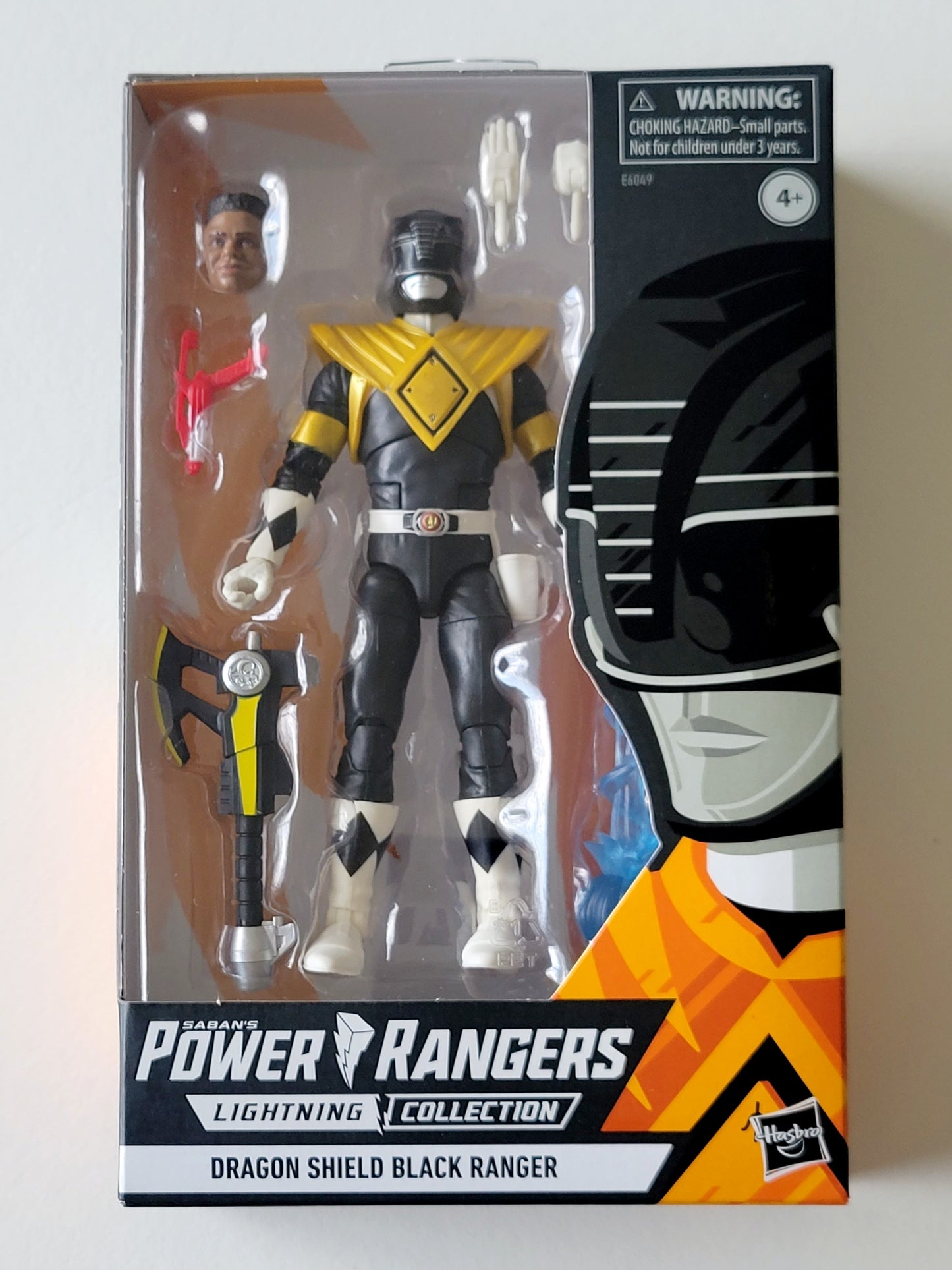Power Rangers Lightning Collection Dragon Shield Black Ranger Exclusive 6-Inch Action Figure