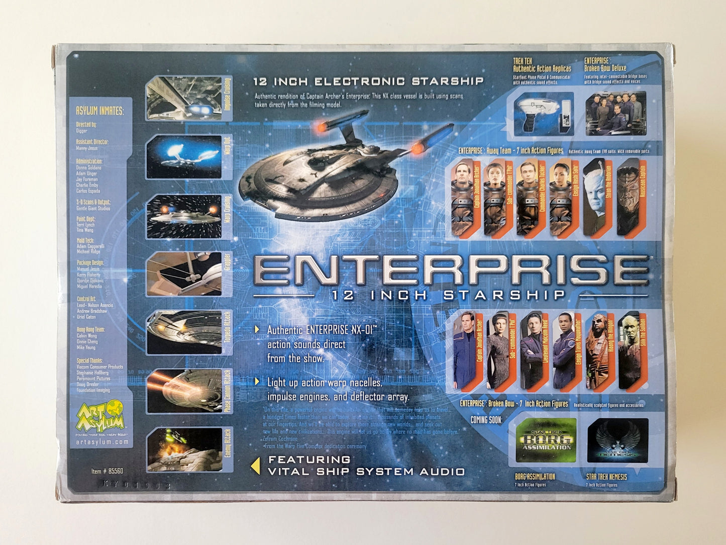 Star Trek: Enterprise Battle Damaged Starship Enterprise NX-01 12-Inch Electronic Starship