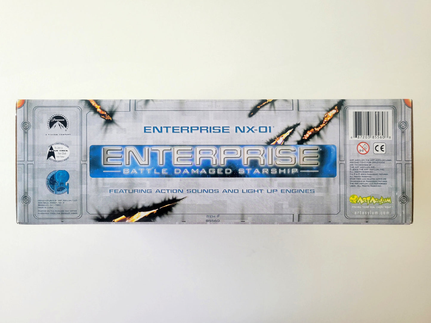 Star Trek: Enterprise Battle Damaged Starship Enterprise NX-01 12-Inch Electronic Starship