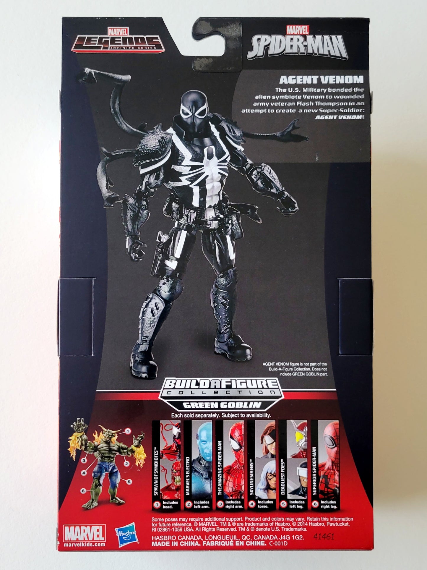 Marvel Legends Infinite Series Agent Venom Exclusive 6-Inch Action Figure