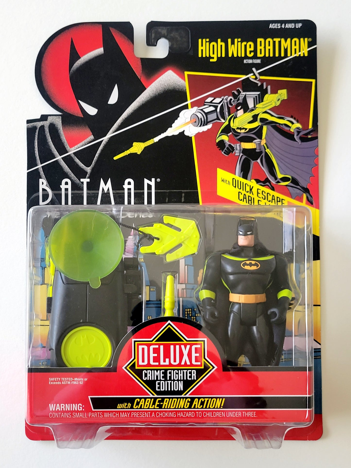 Batman: The Animated Series Deluxe Crime Fighter Edition High Wire Batman 4.5-Inch Action Figure