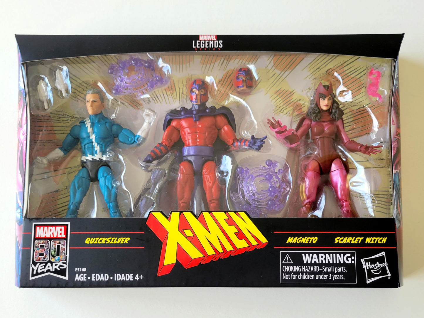 Marvel Legends Family Matters Exclusive Action Figure 3-Pack (Quicksilver, Magneto, Scarlet Witch)