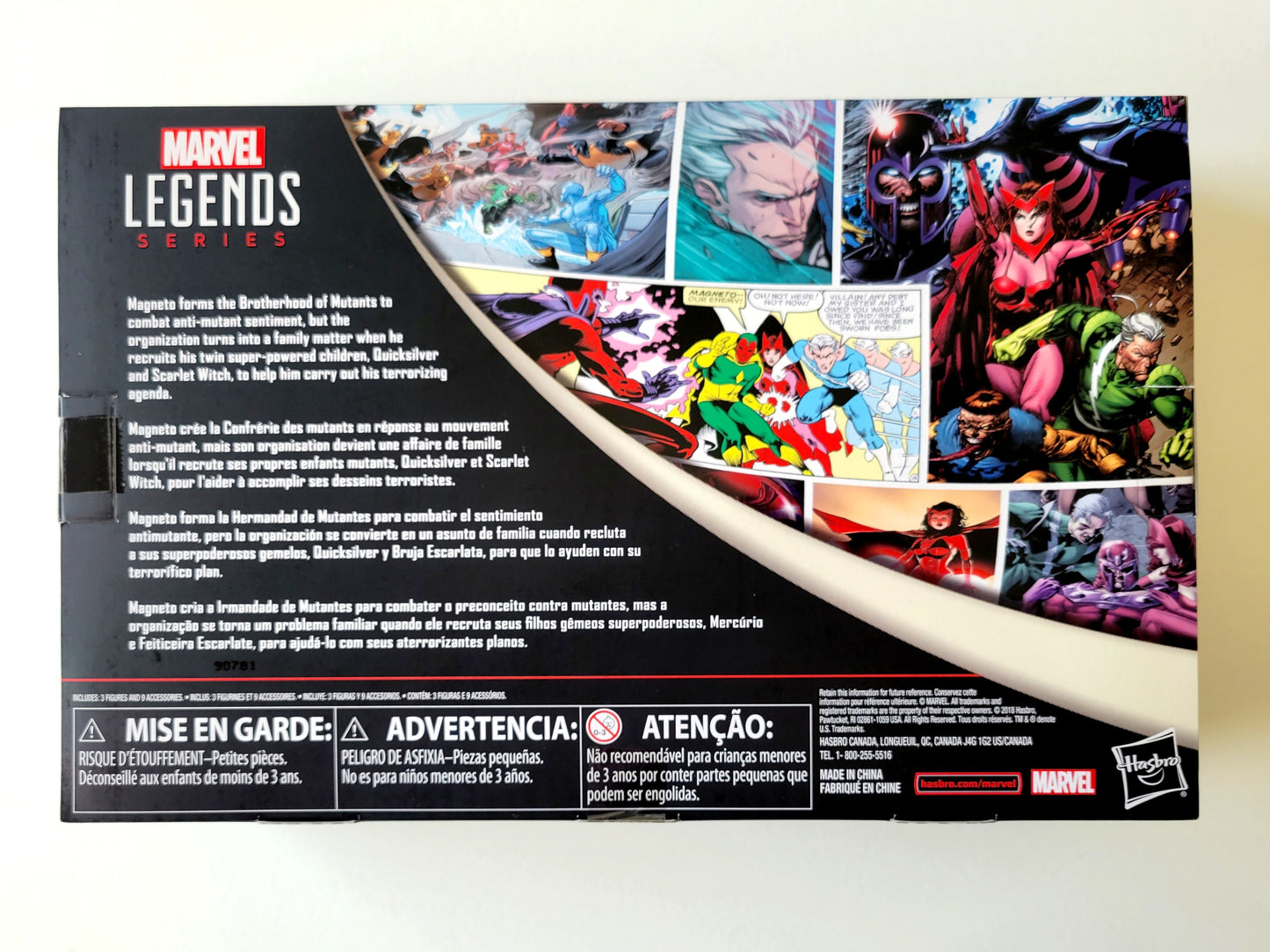 Marvel Legends Family Matters Exclusive Action Figure 3-Pack (Quicksilver, Magneto, Scarlet Witch)