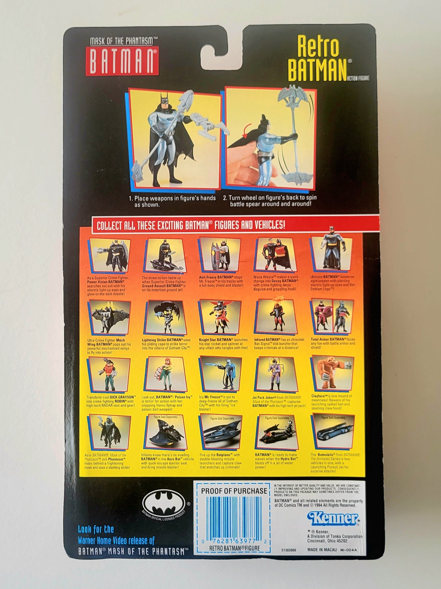 Batman: Mask of the Phantasm Series Retro Batman 4.5-Inch Action Figure
