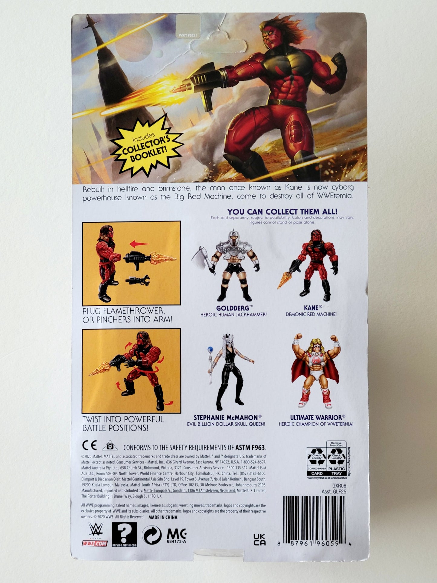 Masters of the WWE Universe Kane 5.5-Inch Action Figure