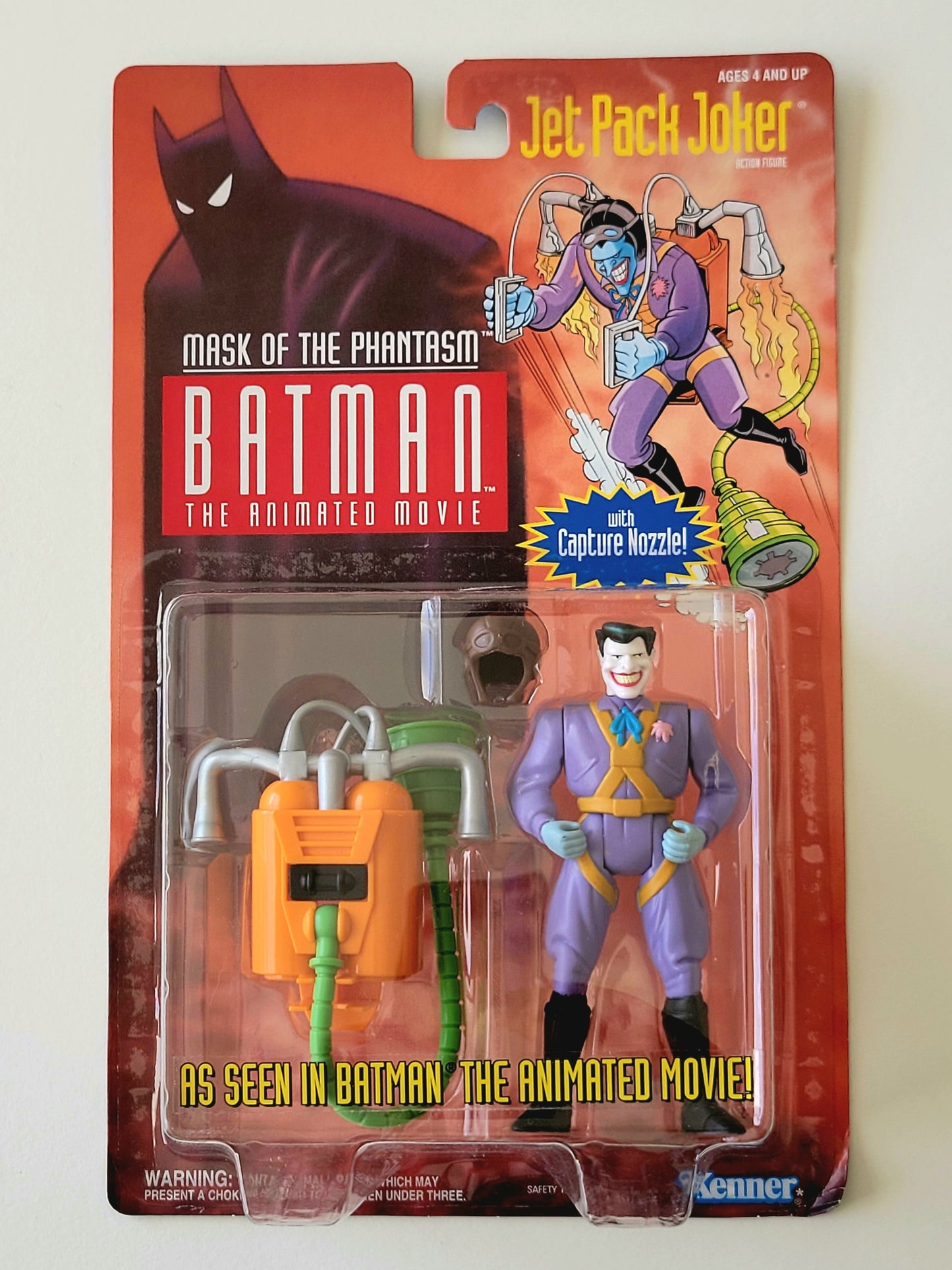 Batman: Mask of the Phantasm Series Jet Pack Joker (White Face) 4.5-Inch Action Figure