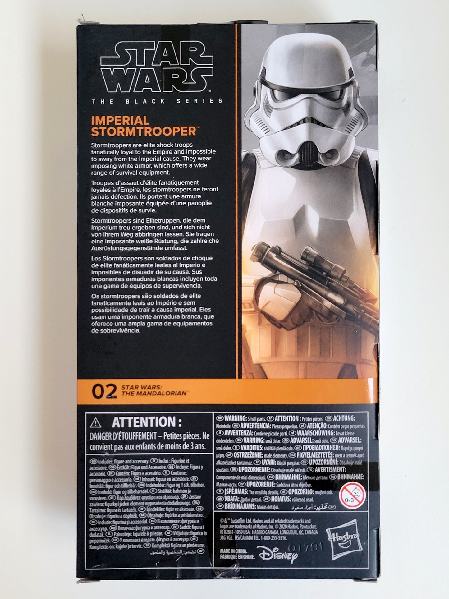 Star Wars: The Black Series Imperial Stormtrooper 6-Inch Action Figure from Star Wars: The Mandalorian