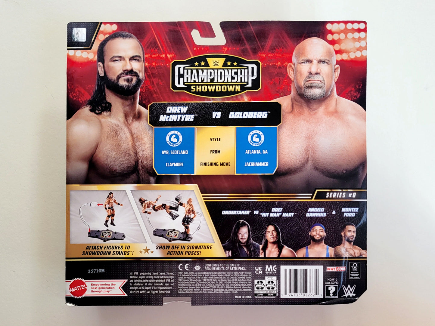 WWE Championship Showdown Series #8 Drew McIntyre vs Goldberg Action Figure 2-Pack