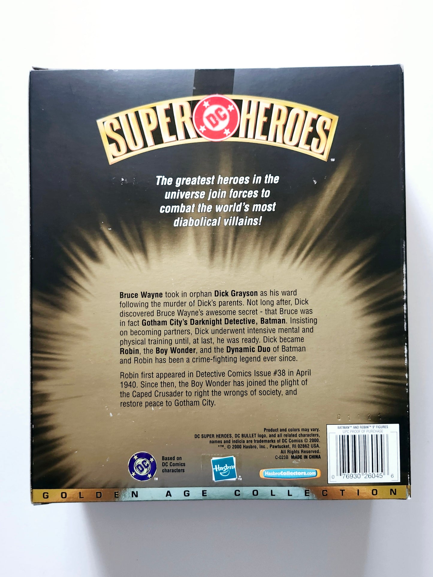 DC Superheroes Golden Age Collection Batman and Robin Action Figures