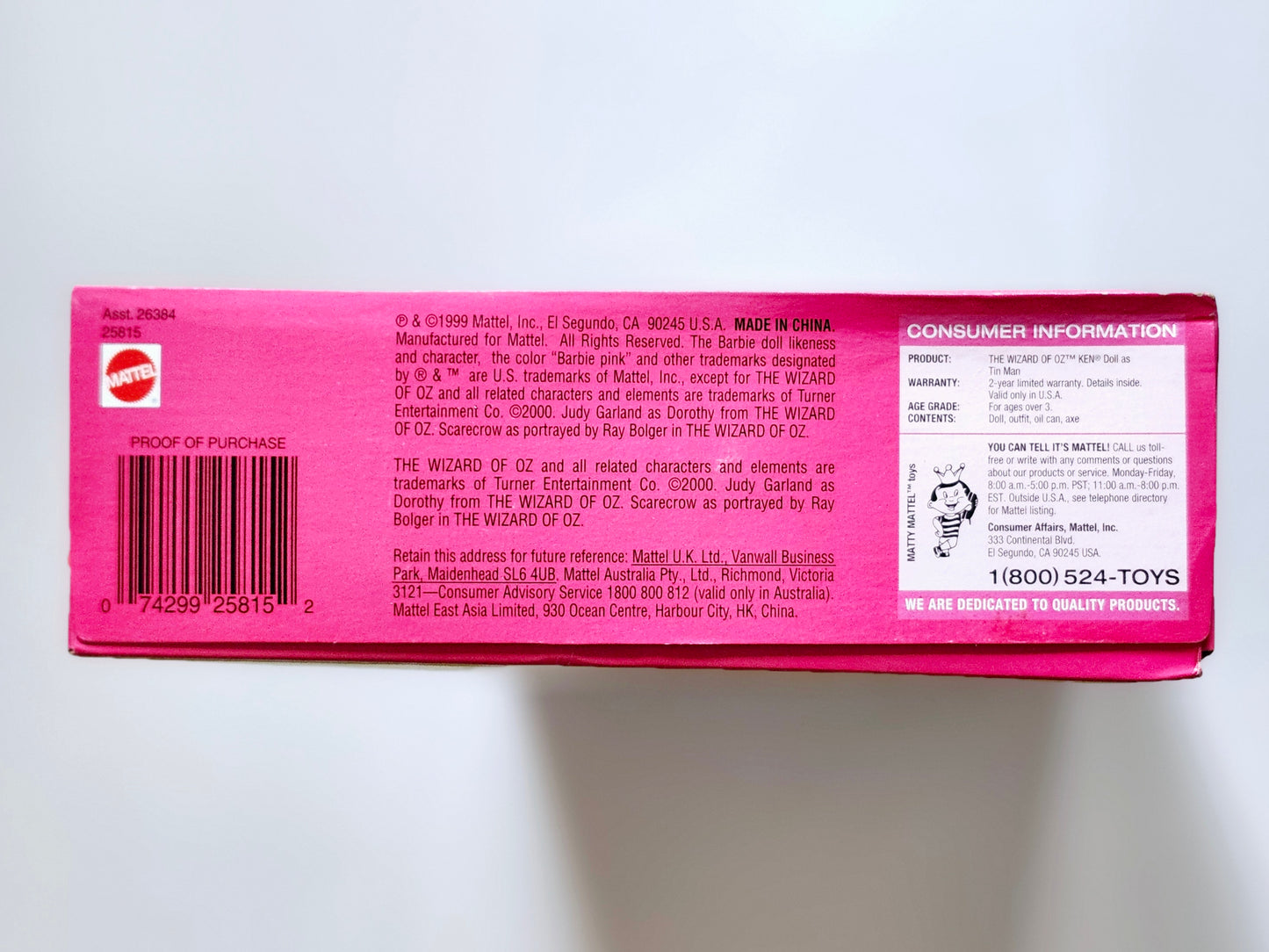 The Wizard of Oz Ken as the Tin Man 12-Inch Doll