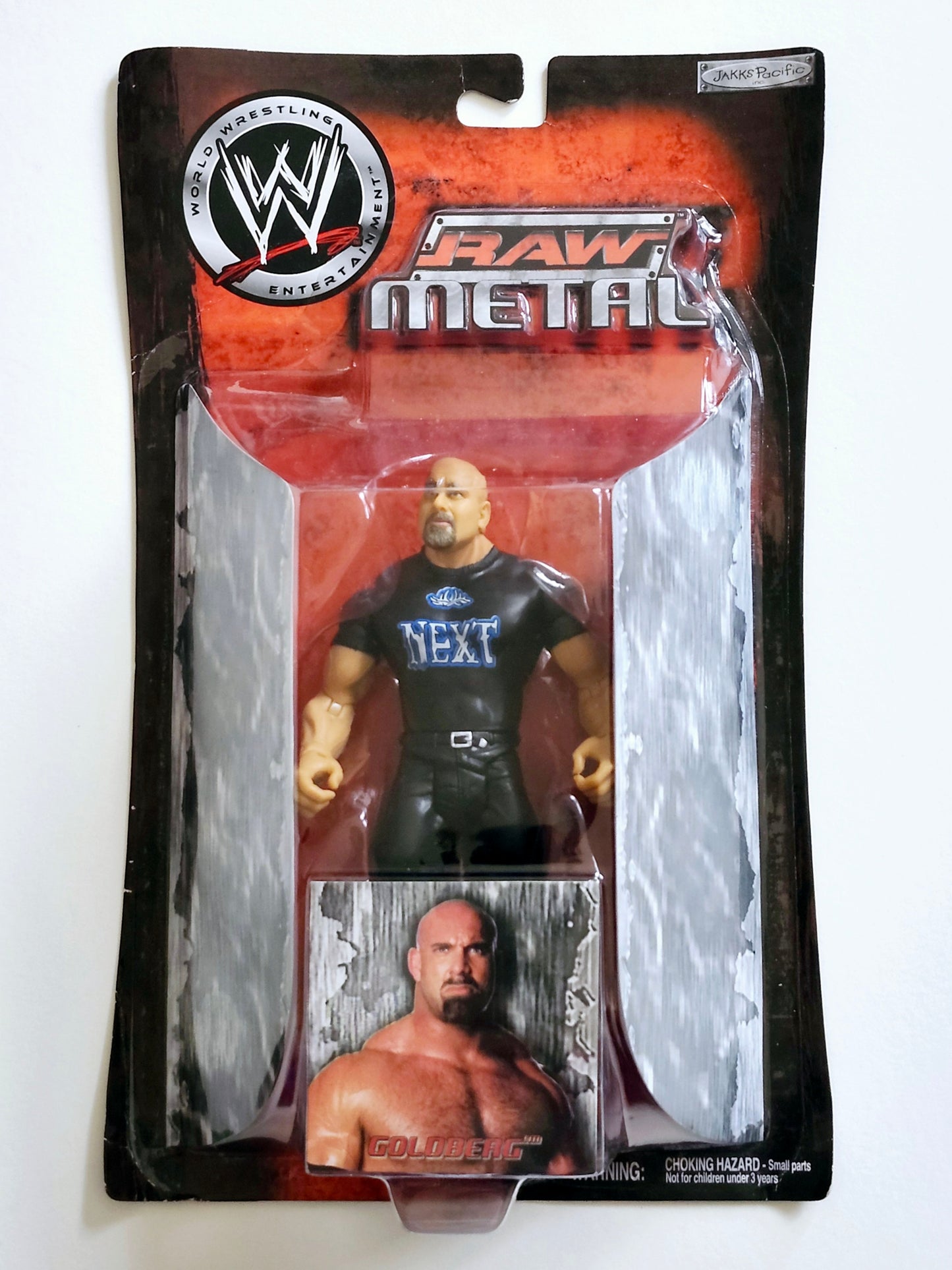 WWE Raw Metal Goldberg Action Figure