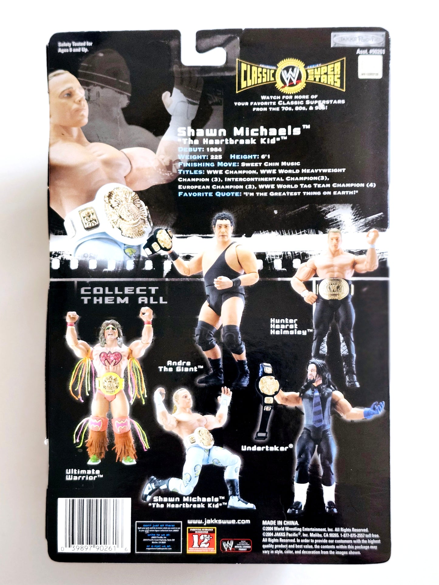 WWE Classic Superstars Series 1 Shawn Michaels "The Heartbreak Kid" Action Figure