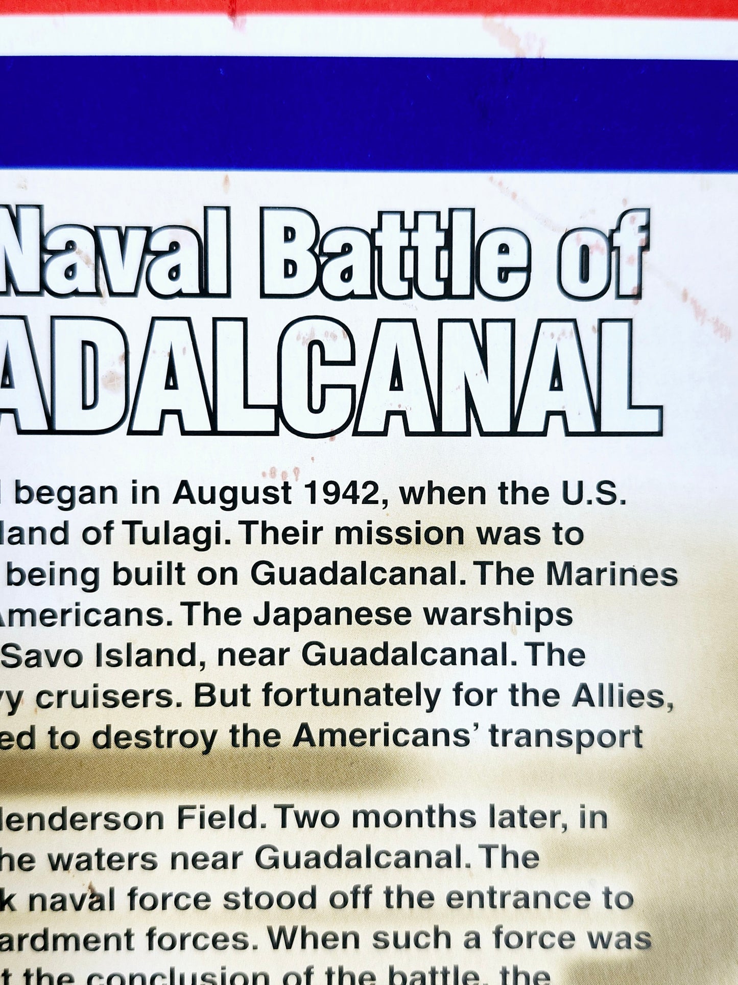 G.I. Joe Life Historical Editions The Naval Battle of Guadalcanal 12-Inch Action Figure