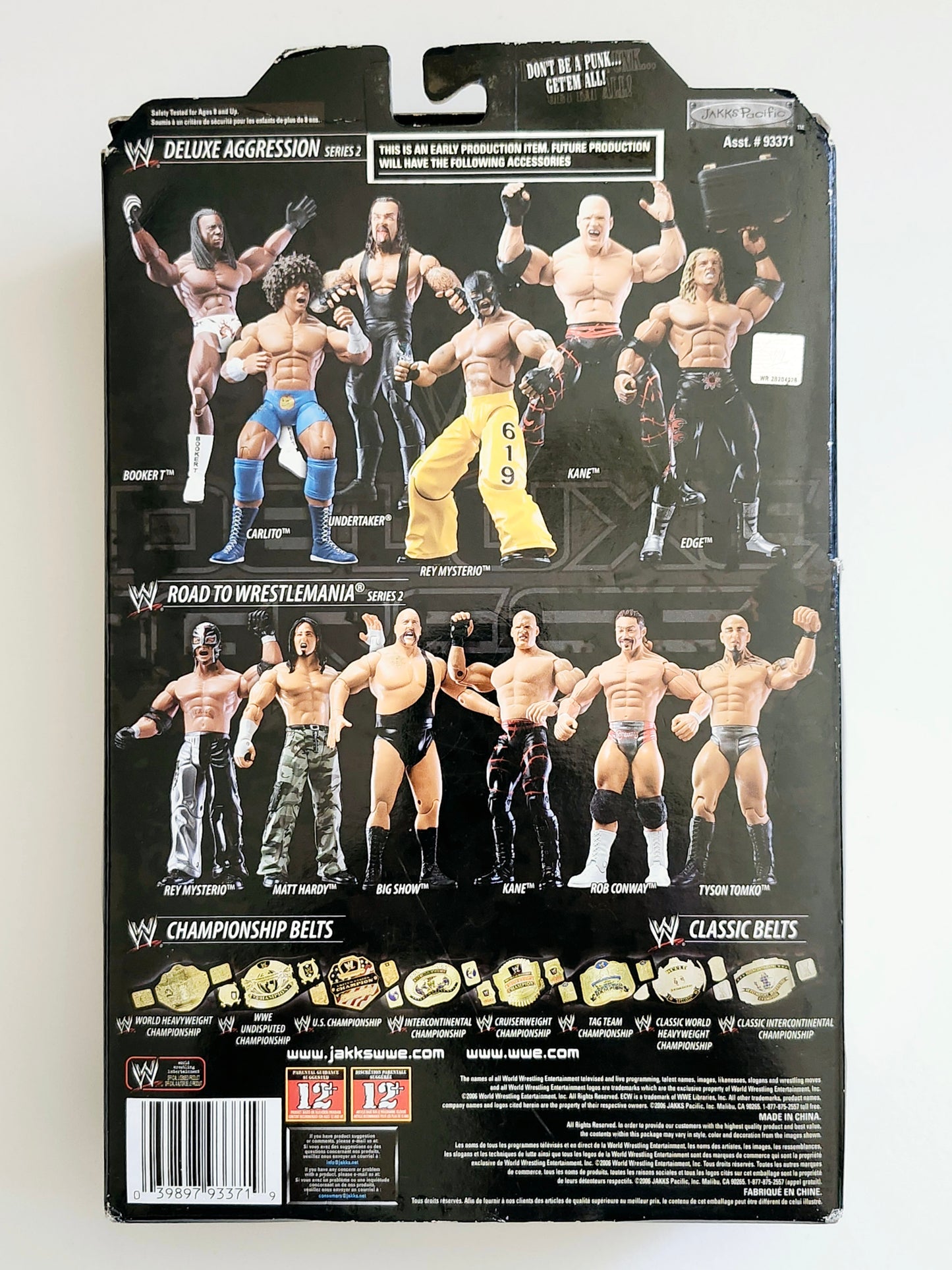 WWE Deluxe Aggression Early Production Series 2 Rey Mysterio Action Figure