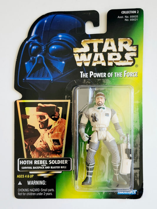 Star Wars: Power of the Force Hoth Rebel Soldier (Hologram Card) 3.75-Inch Action Figure