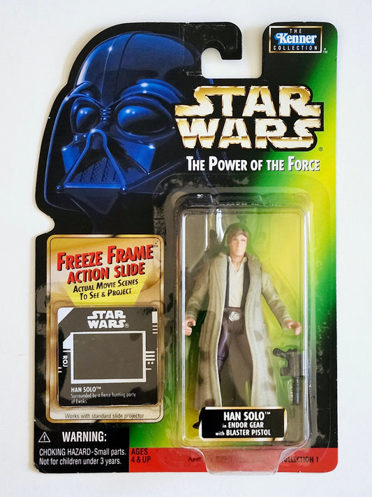 Star Wars: Power of the Force Freeze Frame Han Solo in Endor Gear 3.75-Inch Action Figure
