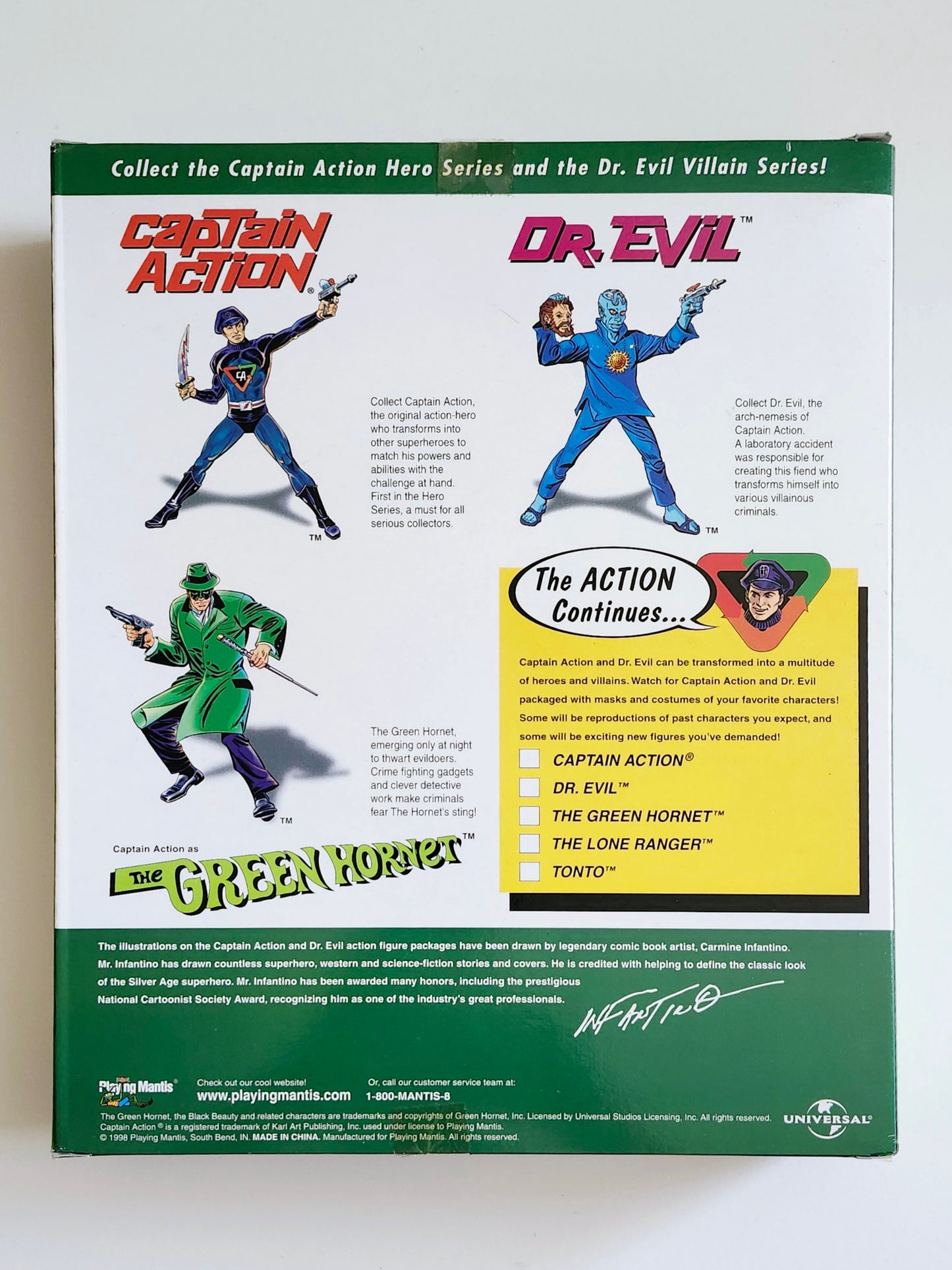 Captain Action as Kato the Green Hornet's Sidekick 12-Inch Action Figure (1998)