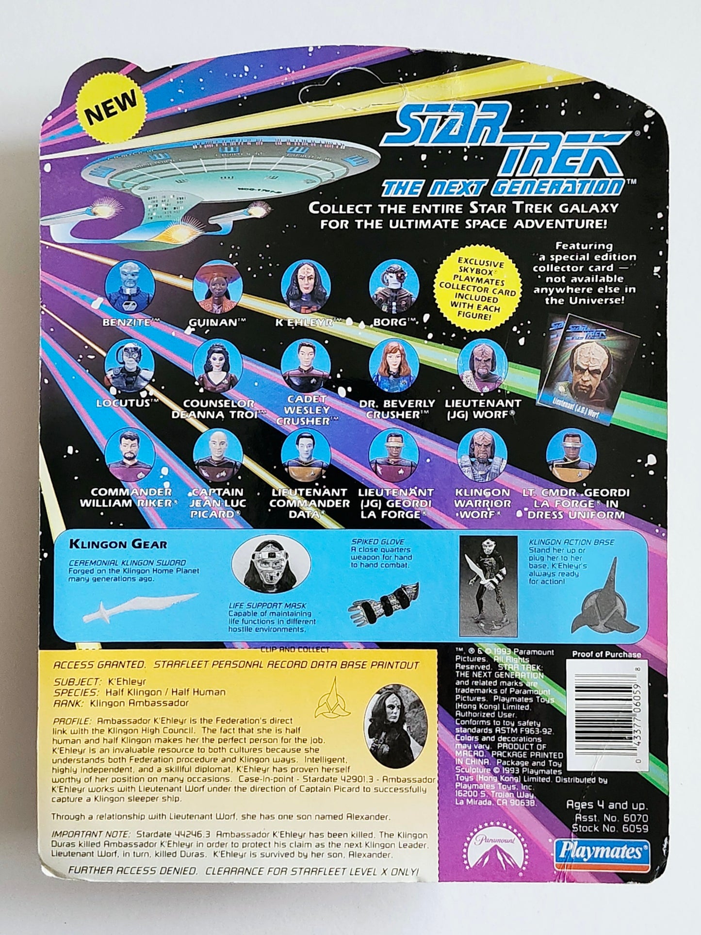 Star Trek: The Next Generation K'Ehleyr 4.5-Inch Action Figure