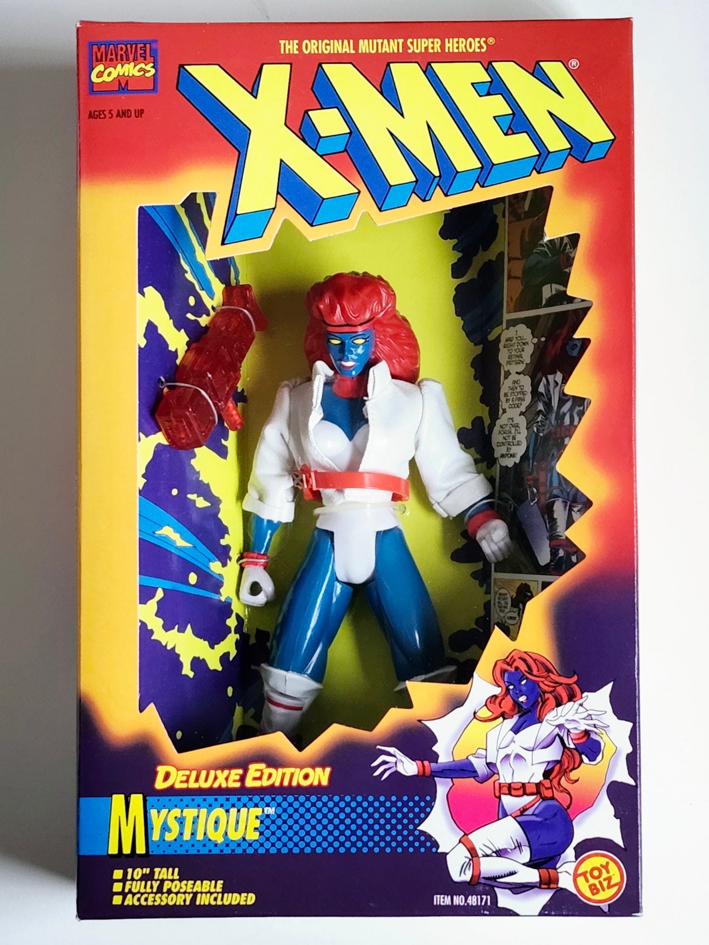 X-Men Deluxe Edition Mystique 10-Inch Action Figure
