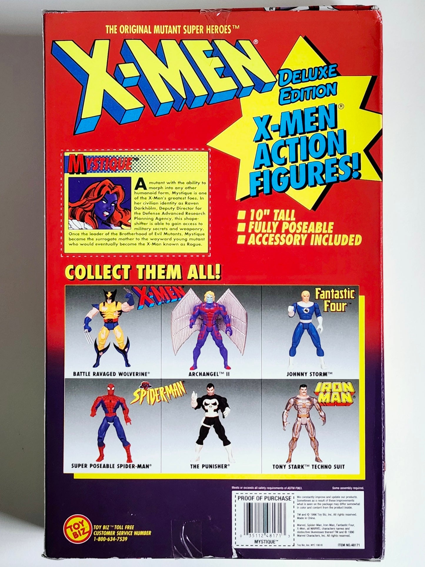 X-Men Deluxe Edition Mystique 10-Inch Action Figure