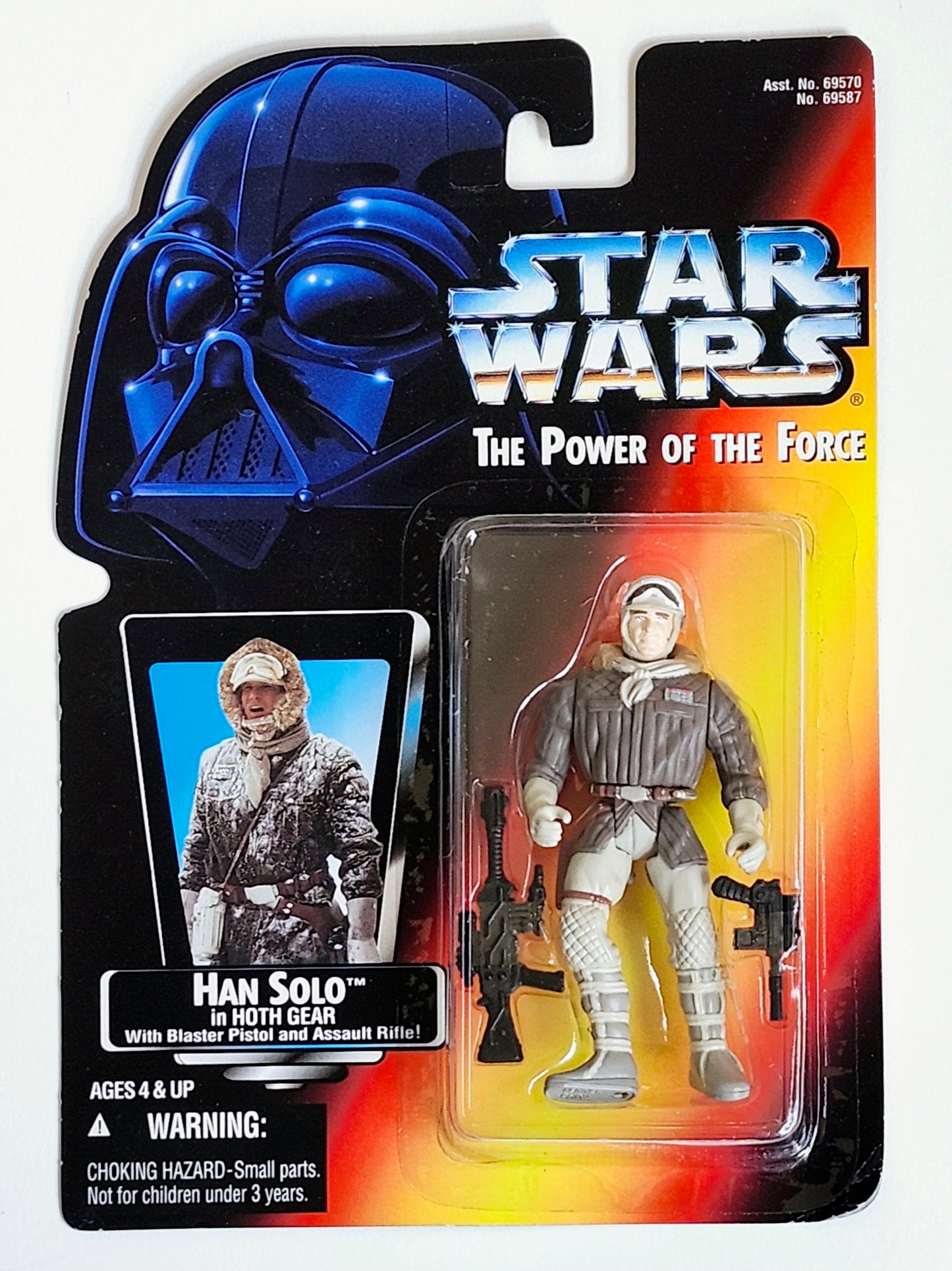 Star Wars: Power of the Force Han Solo in Hoth Gear (Red Card) 3.75-Inch Action Figure