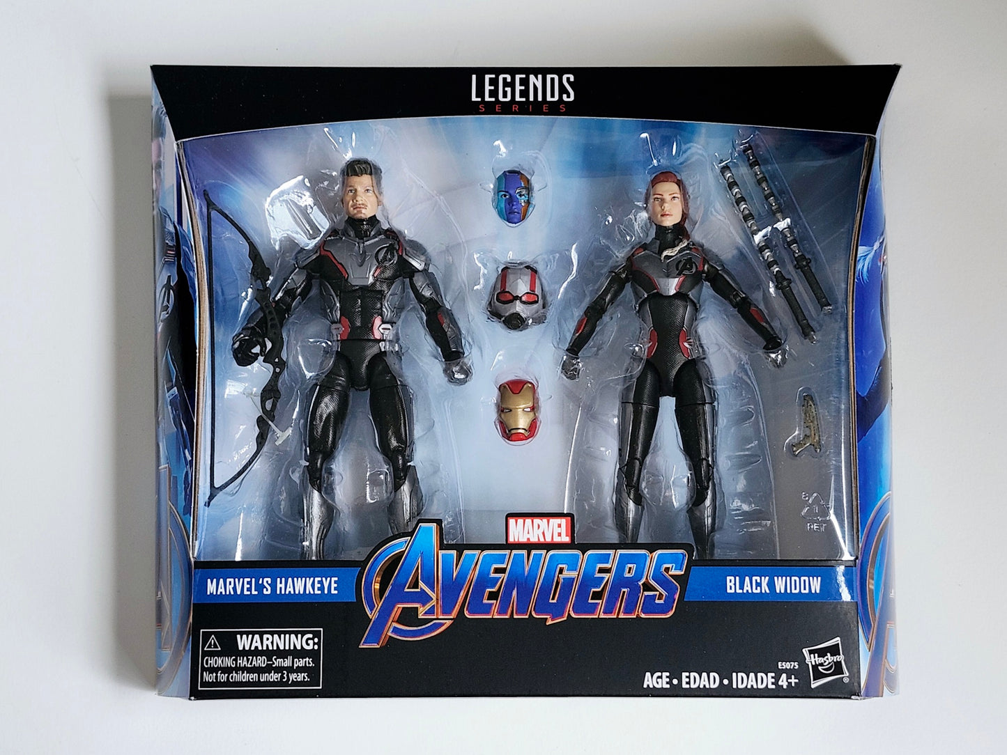 Marvel Legends Avengers Endgame Quantum Suit Marvel's Hawkeye and Black Widow Exclusive Action Figure 2-Pack