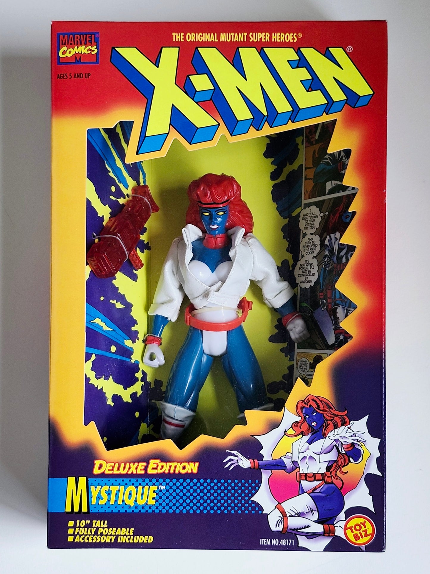 X-Men Deluxe Edition Mystique 10-Inch Action Figure
