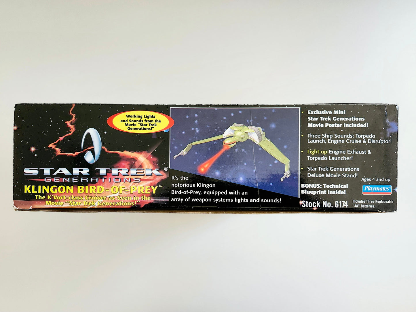 Star Trek: Generations Klingon Bird-of-Prey Ship