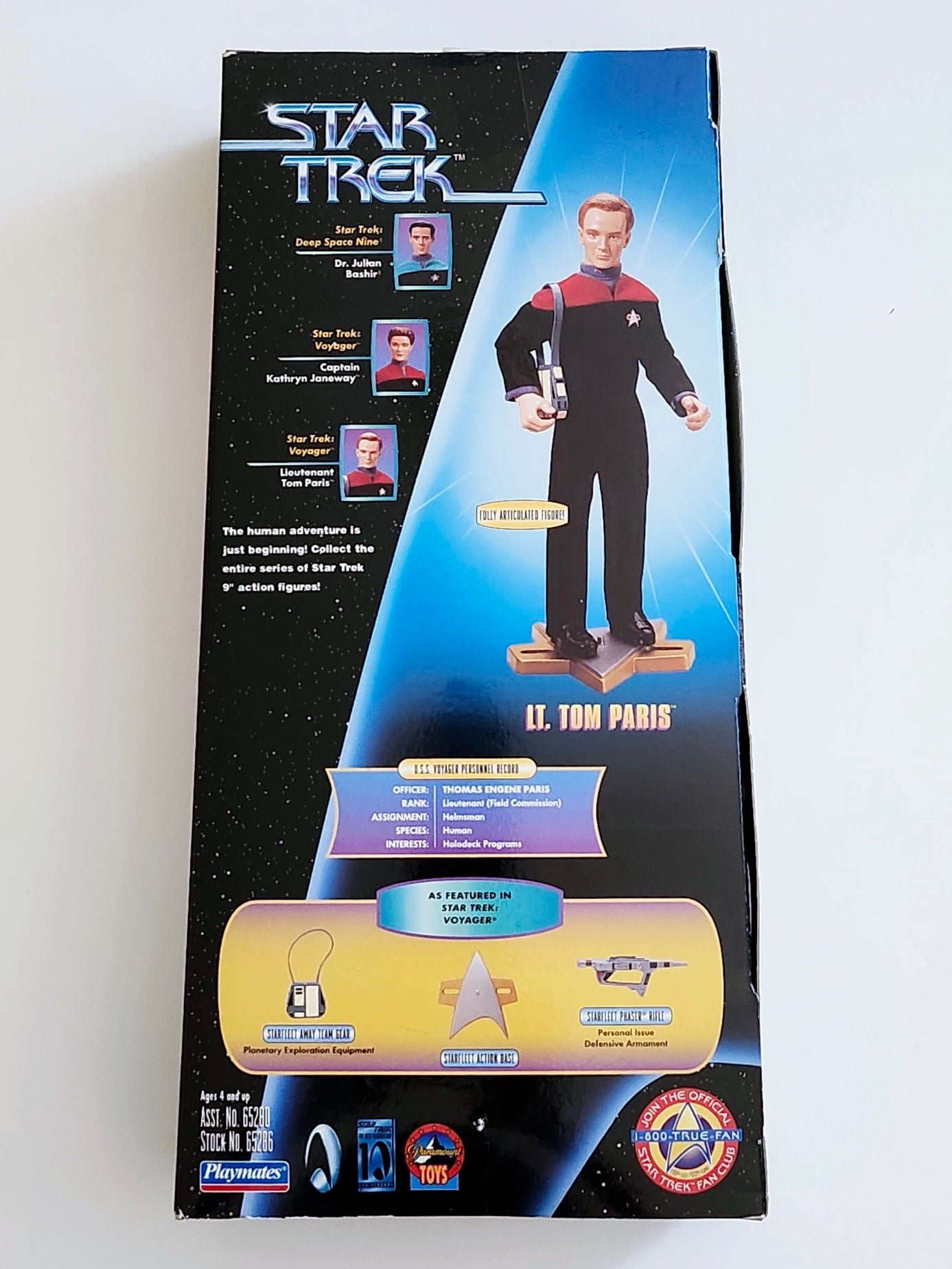 Star Trek Warp Factor Series 2 Lt. Tom Paris 9-Inch Action Figure