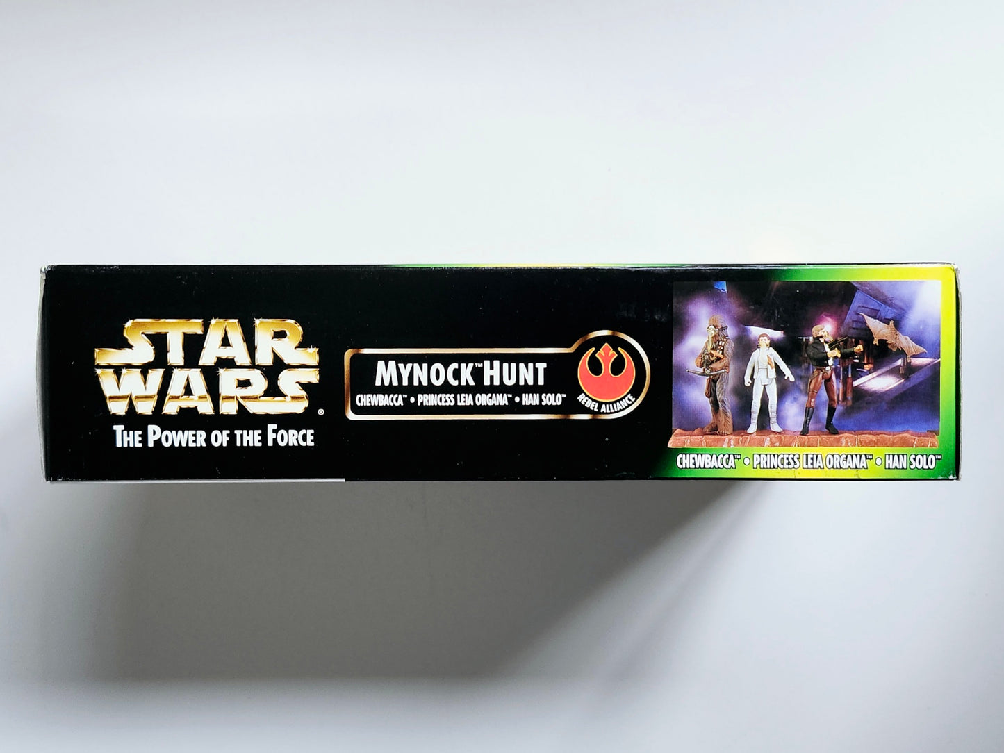 Star Wars: Power of the Force Mynock Hunt 3.75-Inch Action Figure Set (Chewbacca, Princess Leia Organa, Han Solo)