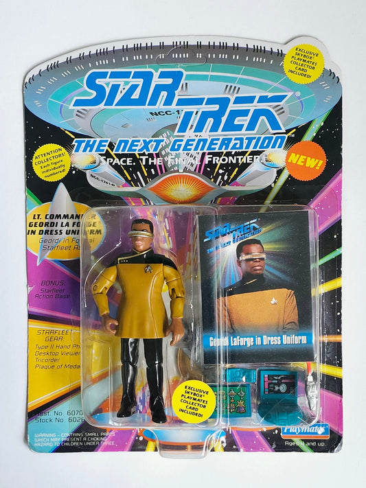 Star Trek: The Next Generation Lt. Cmdr. Geordi La Forge in Dress Uniform 4.5-Inch Action Figure