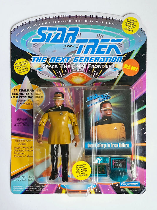 Star Trek: The Next Generation Lt. Cmdr. Geordi La Forge in Dress Uniform 4.5-Inch Action Figure
