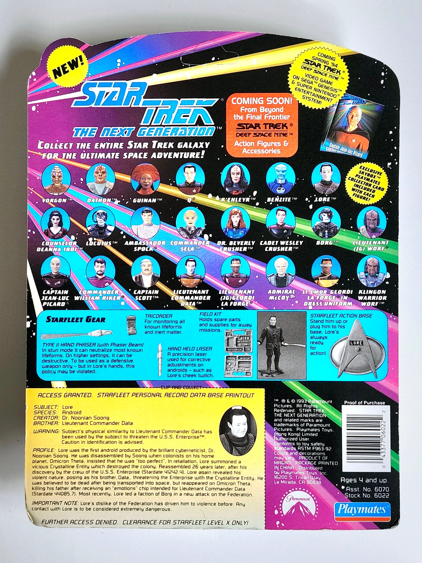 Star Trek: The Next Generation Lore 4.5-Inch Action Figure