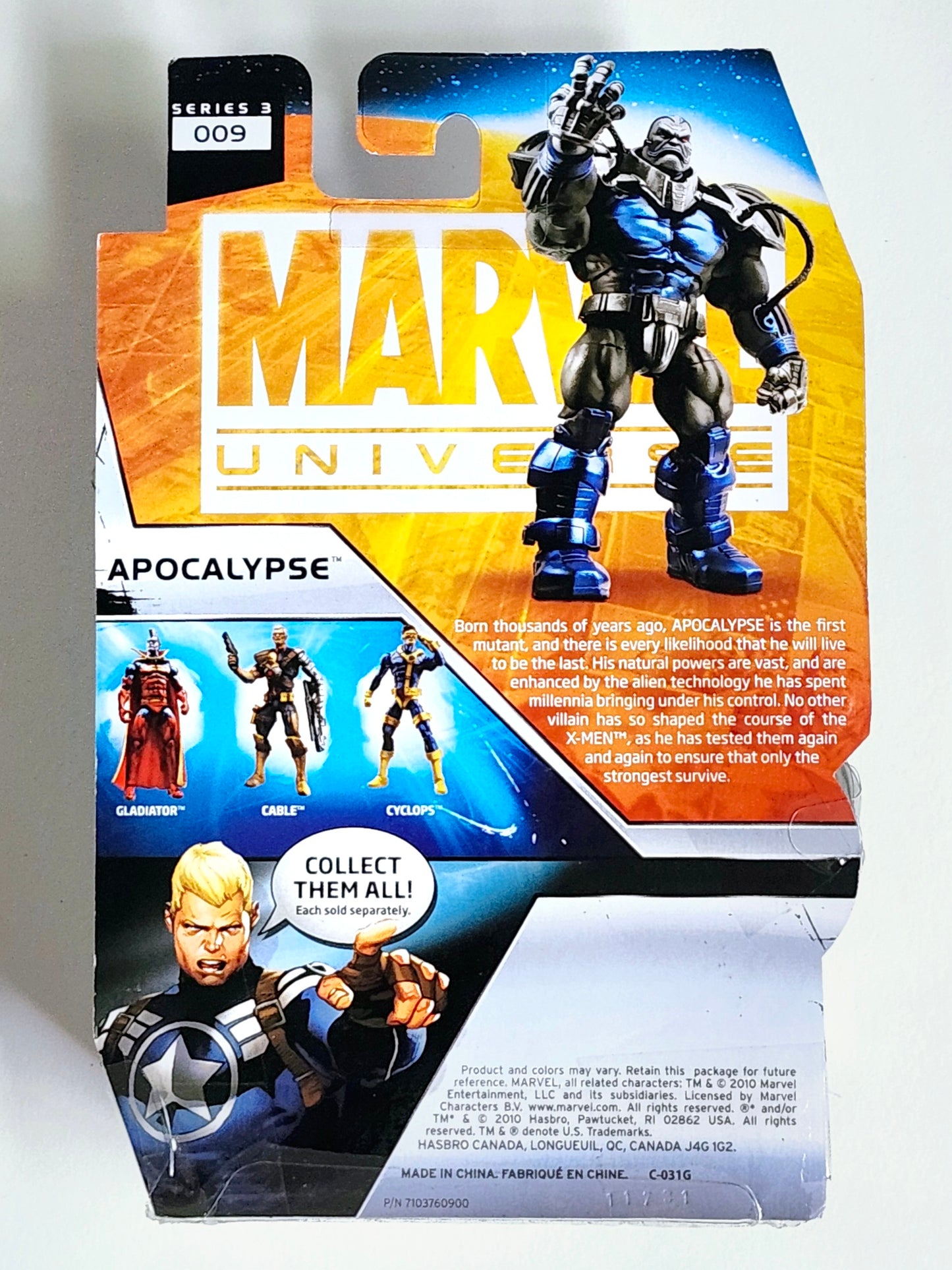Marvel Universe Series 3 Figure 9 Apocalypse 3.75-Inch Action Figure