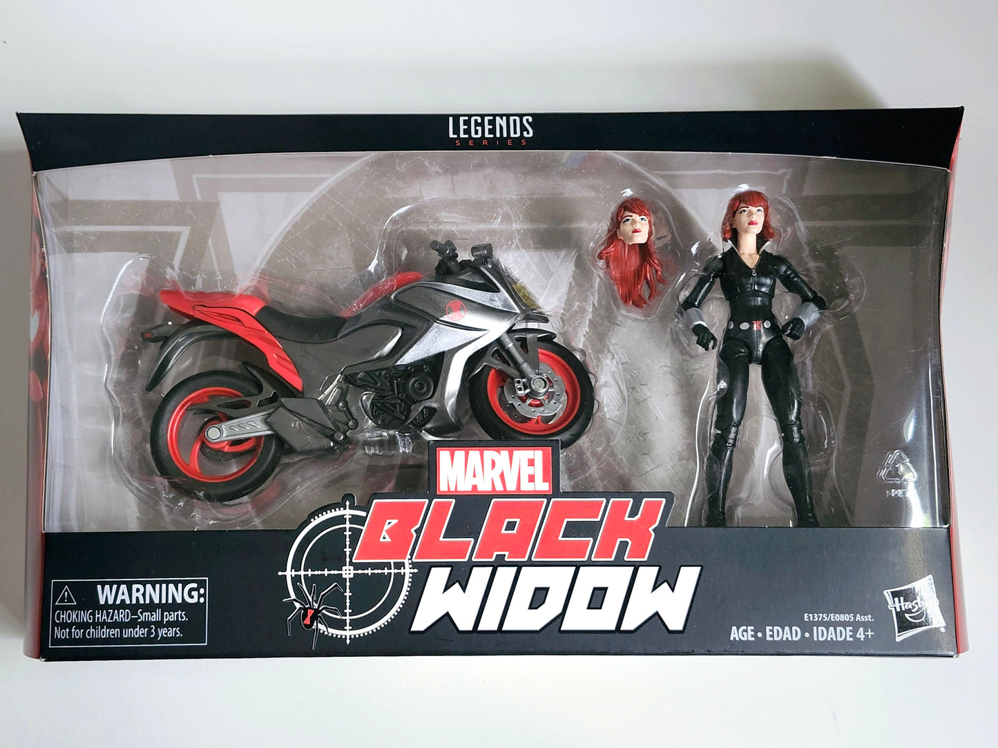 Marvel Legends Ultimate Riders Black Widow with Motorcycle 6-Inch Action Figure and Vehicle