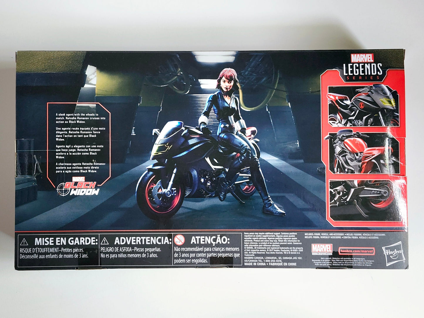 Marvel Legends Ultimate Riders Black Widow with Motorcycle 6-Inch Action Figure and Vehicle