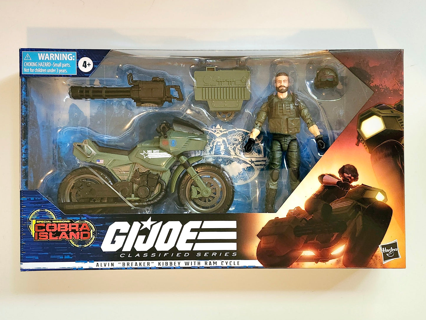 G.I. Joe Classified Series #29 Special Missions: Cobra Island "Breaker" with RAM Cycle 6-Inch Action Figure and Vehicle