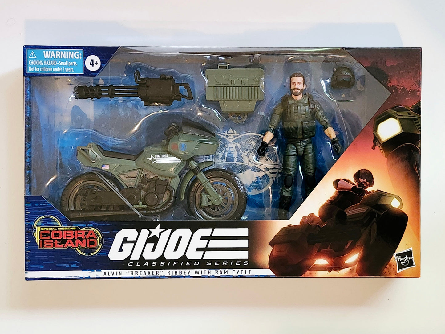 G.I. Joe Classified Series #29 Special Missions: Cobra Island "Breaker" with RAM Cycle 6-Inch Action Figure and Vehicle
