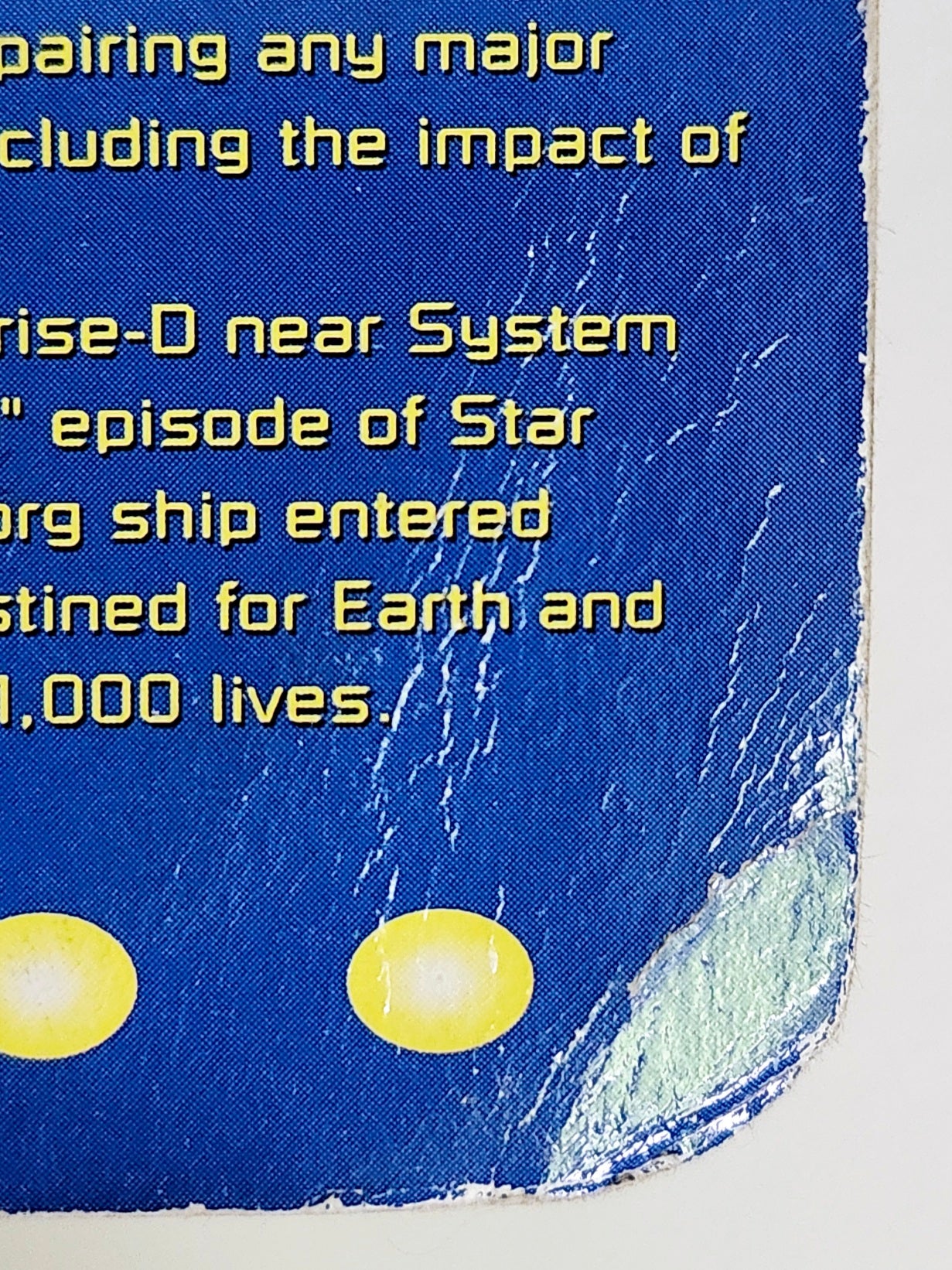 Star Trek Innerspace Series Borg Ship Mini Playset