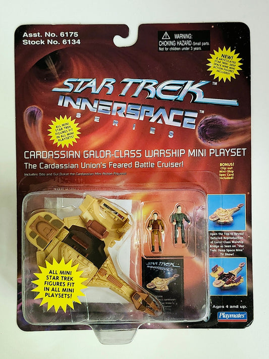 Star Trek Innerspace Series Cardassian Galor-Class Warship Mini Playset
