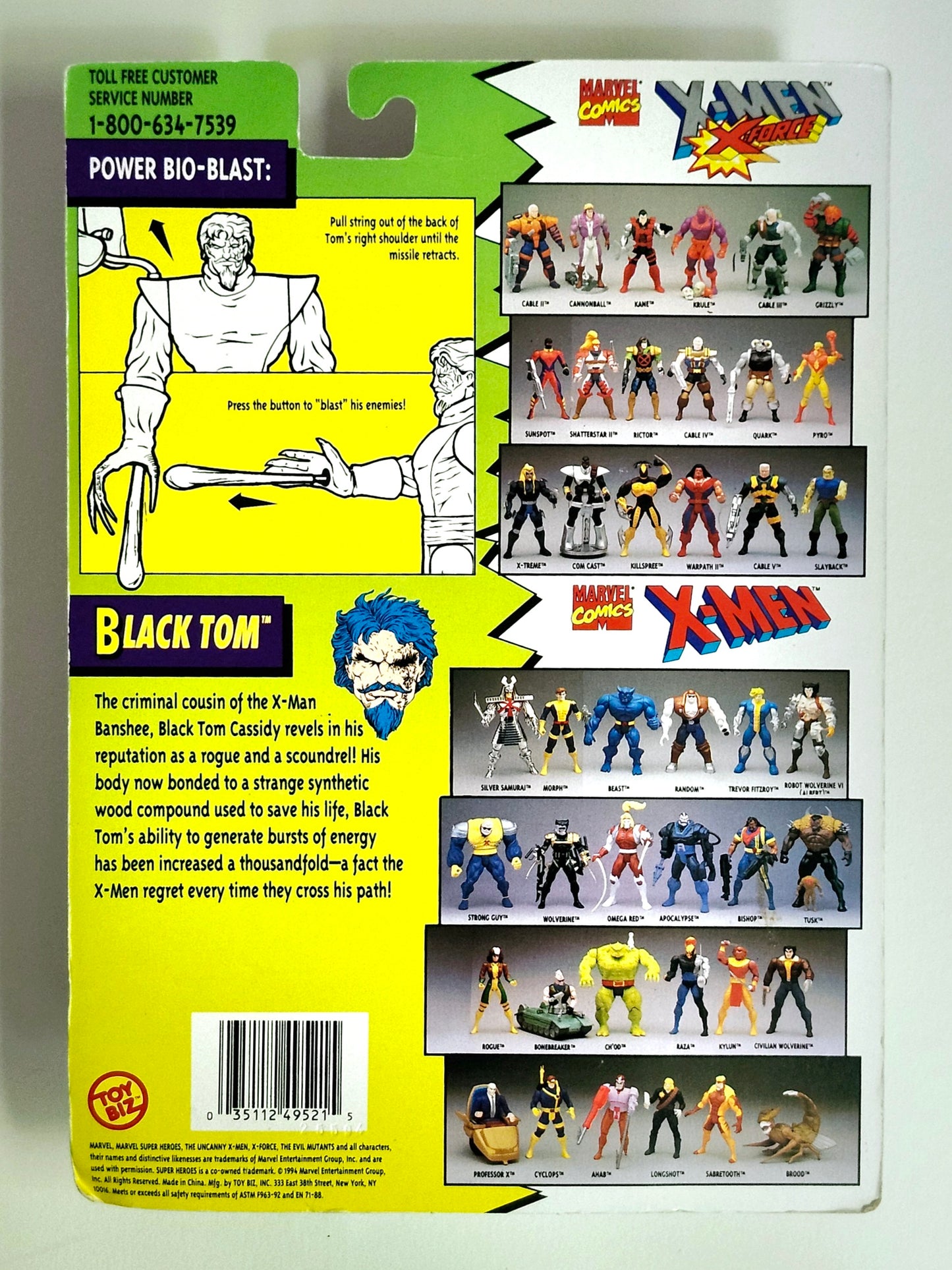 X-Men/X-Force Black Tom 5-Inch Action Figure