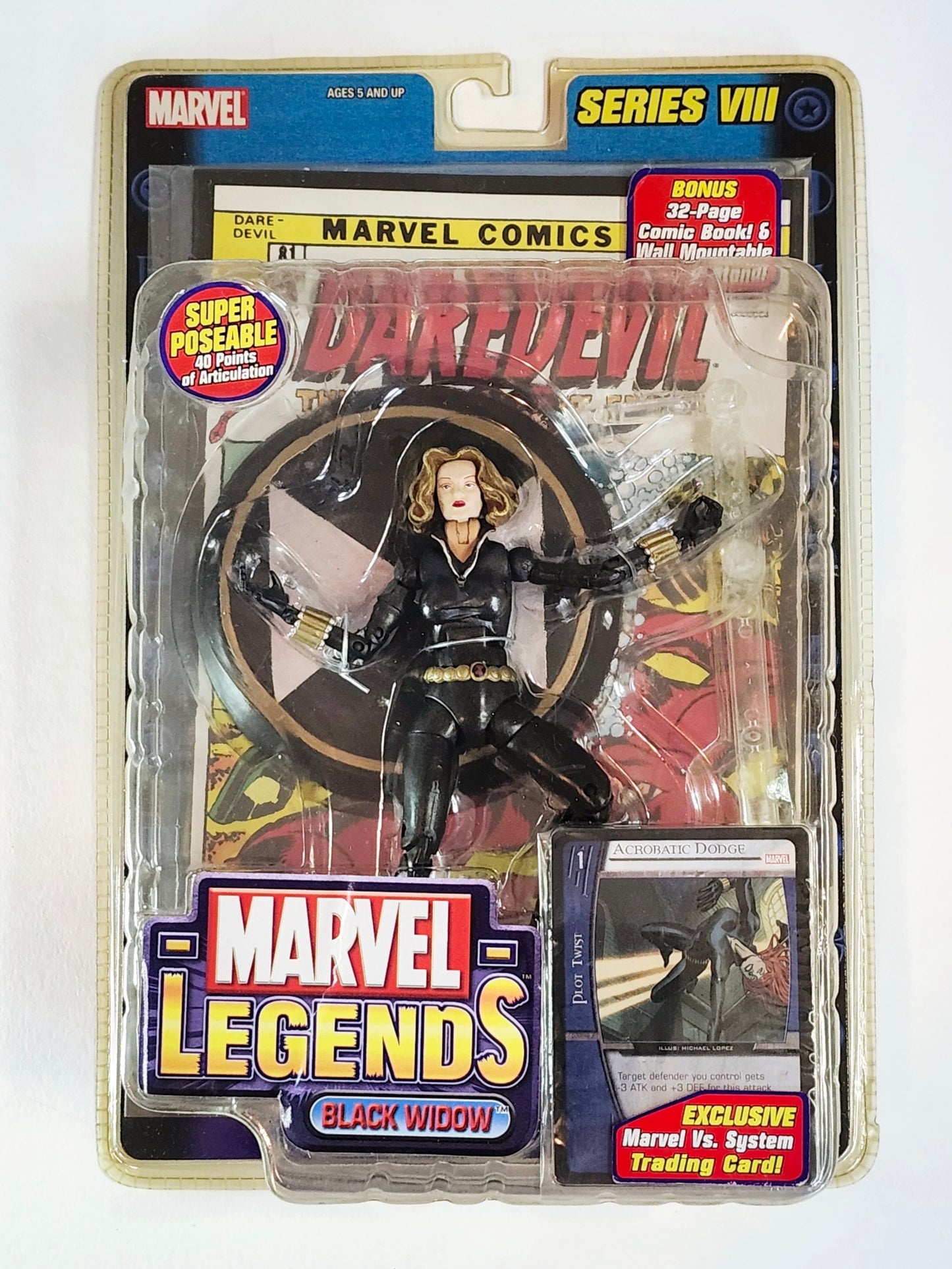 Marvel Legends Series VIII Black Widow (Short Hair Variant) 6-Inch Action Figure