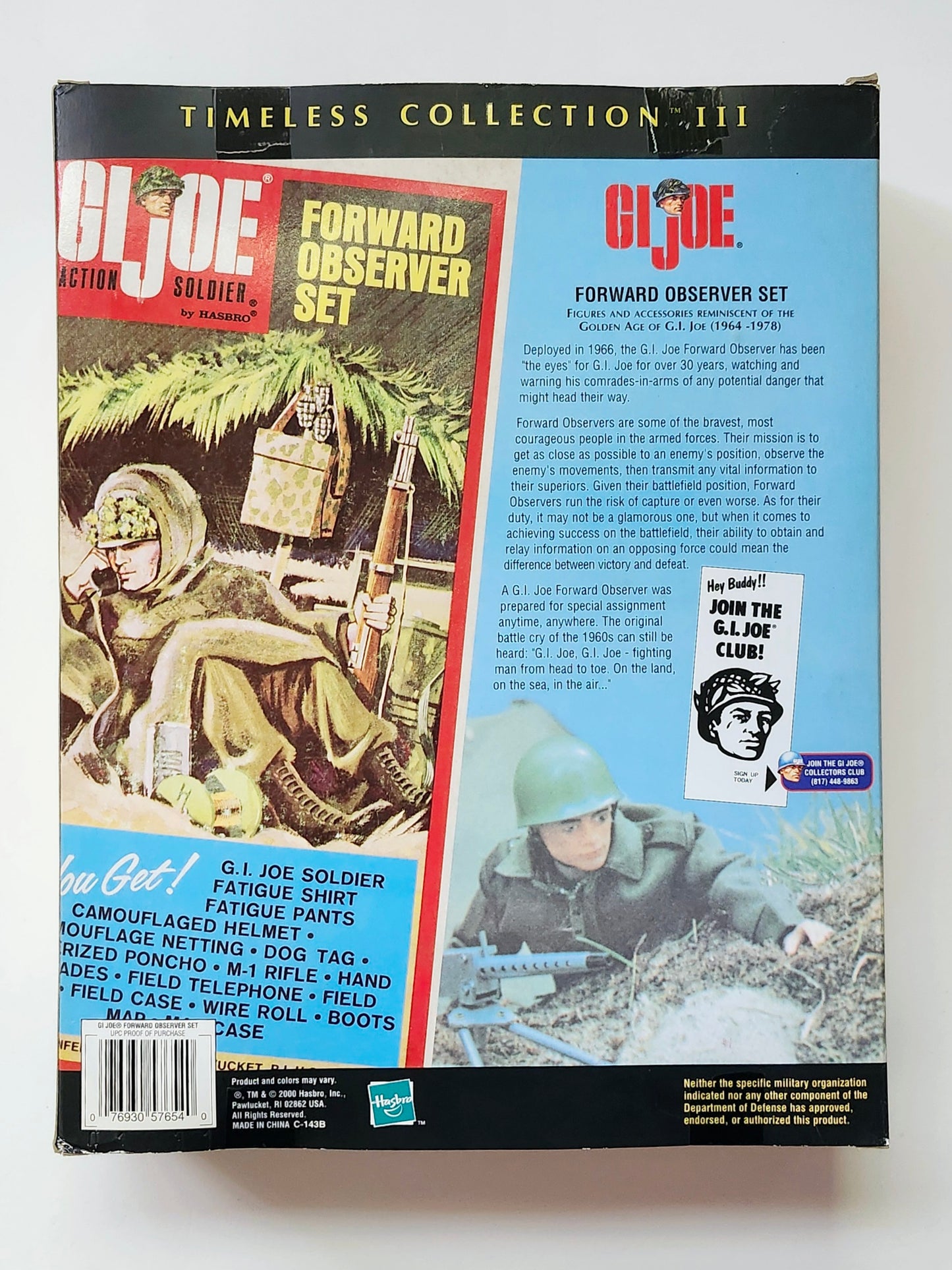 G.I. Joe Timeless Collection III Forward Observer Set 12-Inch Action Figure