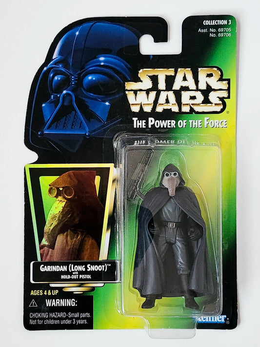 Star Wars: Power of the Force Garindan (Long Snoot) (Hologram Card) 3.75-Inch Action Figure