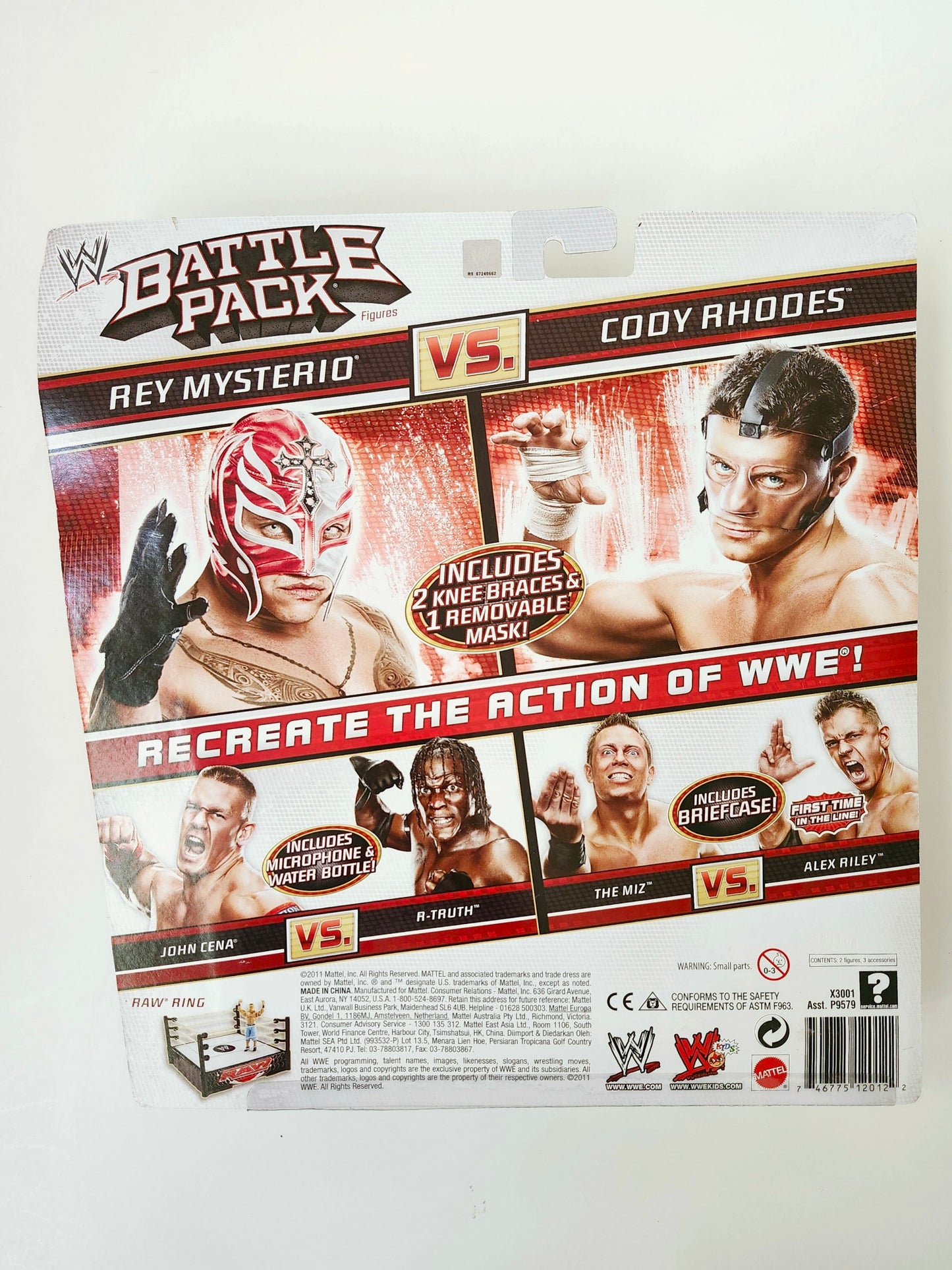 WWE Series 13 Battle Pack Rey Mysterio vs. Cody Rhodes Action Figure 2-Pack