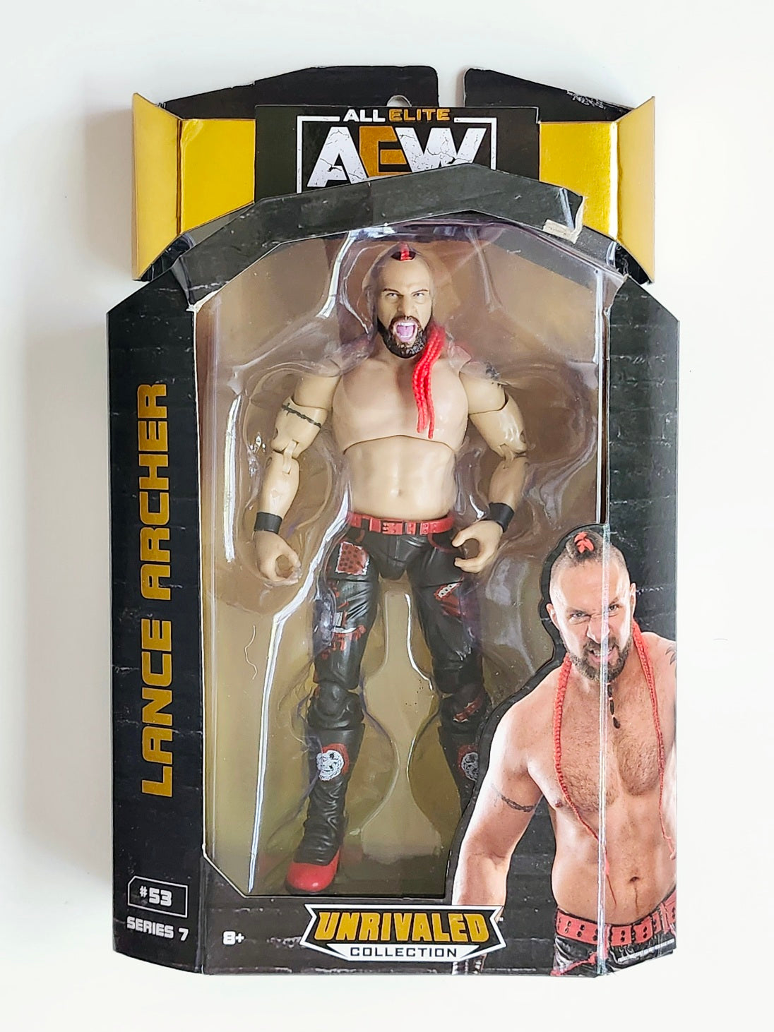 AEW Unrivaled Collection Series 7 Lance Archer Action Figure, Not Mint