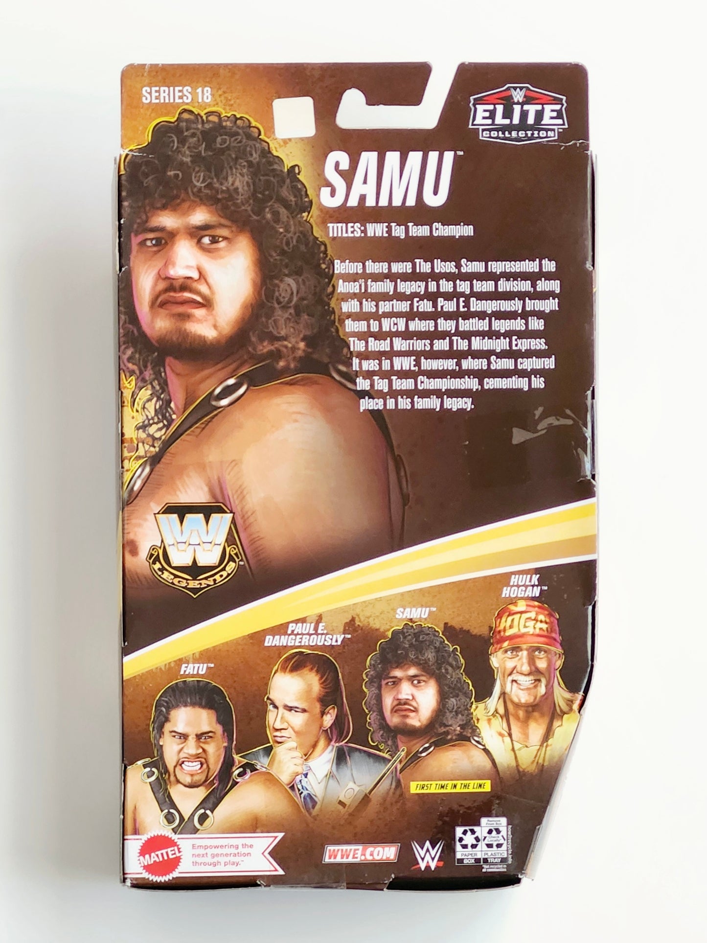 WWE Legends Elite Collection Series 18 Samu (Black Pants) Exclusive Action Figure