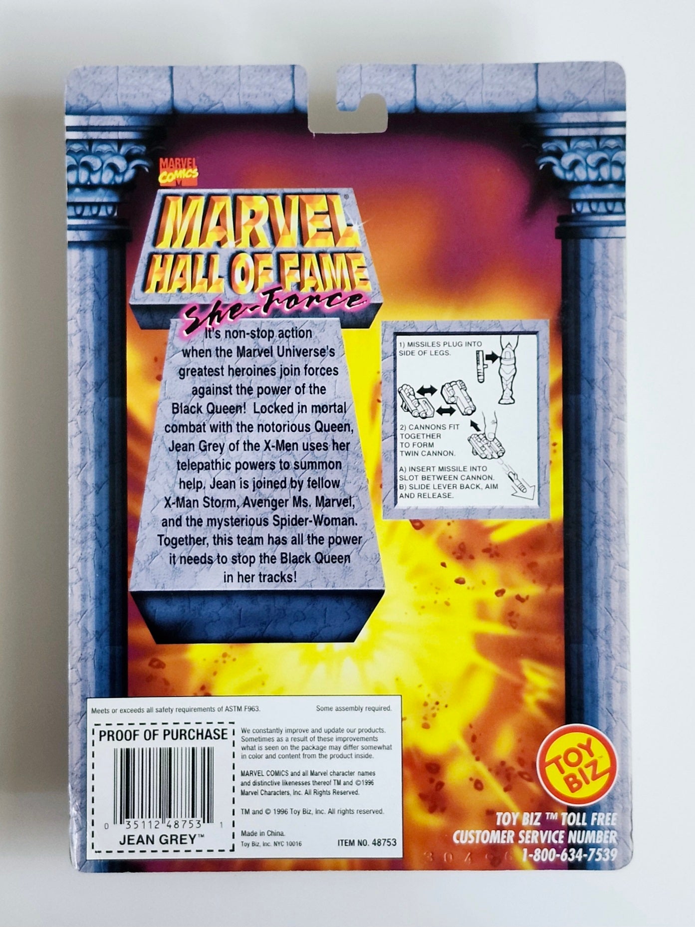 Marvel Hall of Fame She-Force Jean Grey 5-Inch Action Figure