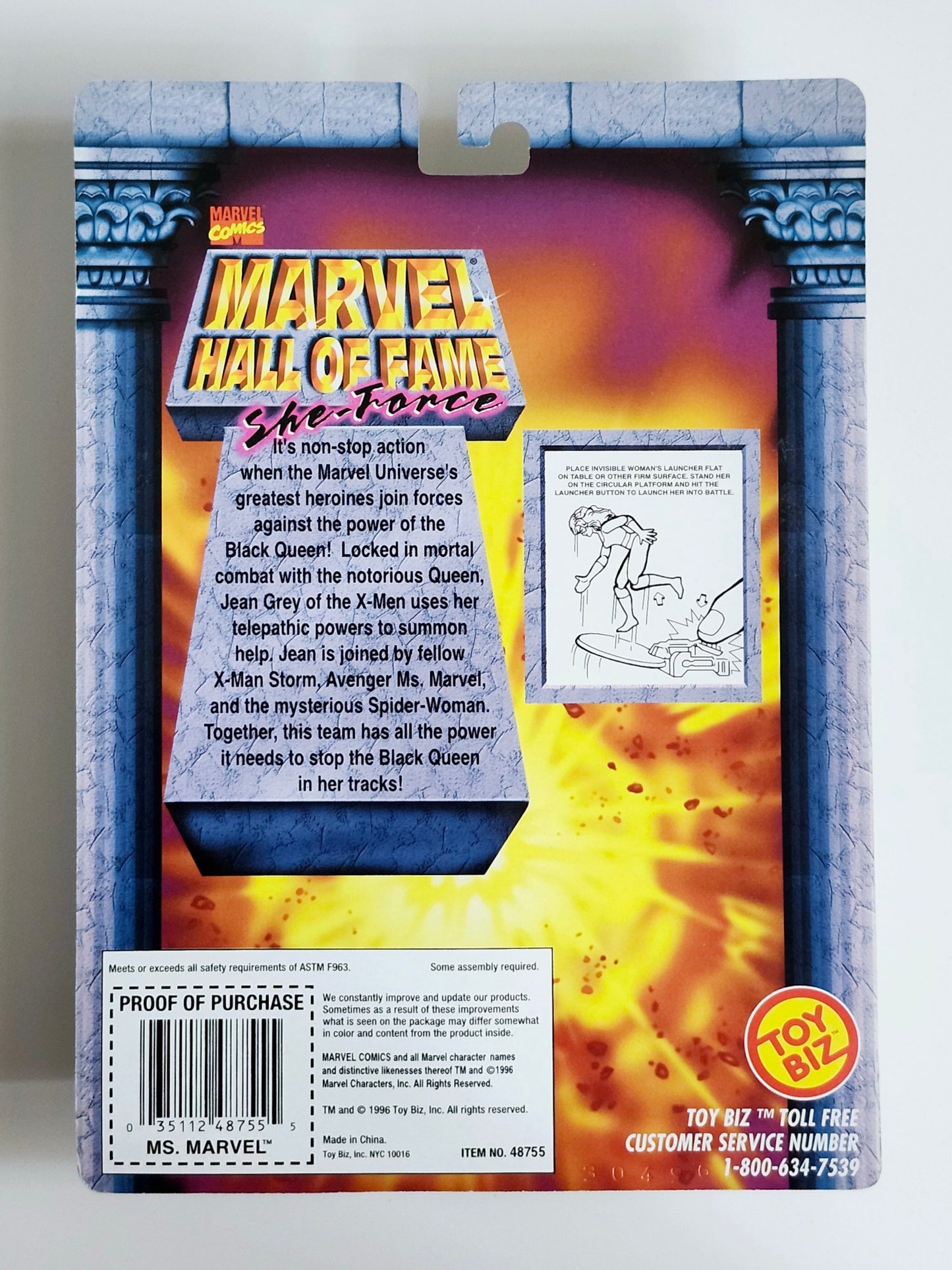 Marvel Hall of Fame She-Force Ms. Marvel 5-Inch Action Figure